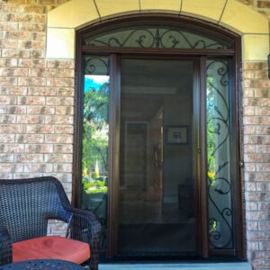 Vista One - Rollaway Series on the front door of a home.