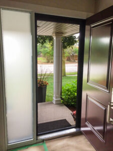 Vista One - Rollaway Series on single front door with covered porch.